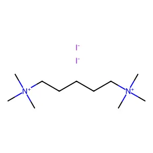 五甲碘化铵 structure