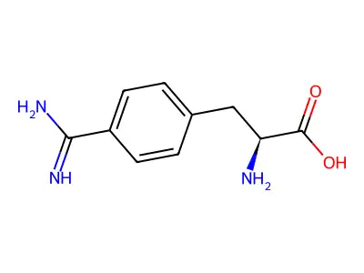 Phenylalanine, 4-(aminoiminomethyl)- structure