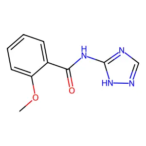 2-methoxy-N-(1H-1,2,4-triazol-5-yl)benzamide structure