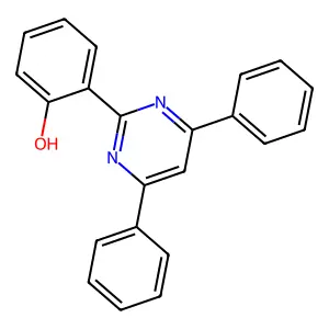 4,6-Diphenyl-2-(2-hydroxyphenyl)pyrimidine structure