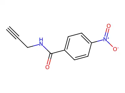 Benzamide, 4-nitro-N-2-propynyl- structure