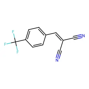 4-三氟甲基亚苄基丙二腈 structure