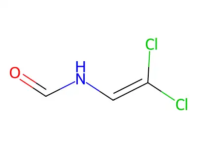 Formamide, N-(2,2-dichloroethenyl)- structure