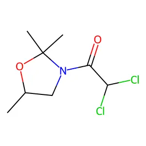 2,2,5-Trimethyl-3-(dichloroacetyl)-1,3-oxazolidine structure