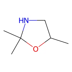 Oxazolidine, 2,2,5-trimethyl- structure