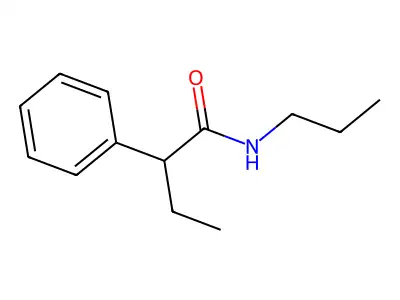 2-phenyl-N-propylbutanamide structure