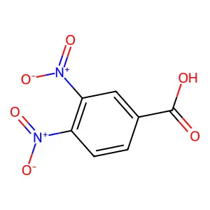 3,4-二硝基苯甲酸 structure
