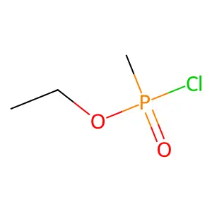 Ethyl methylphosphonochloridoate structure