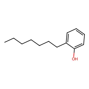 2-Heptylphenol structure