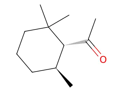 trans-1-(2,2,6-Trimethylcyclohexyl)ethanone structure