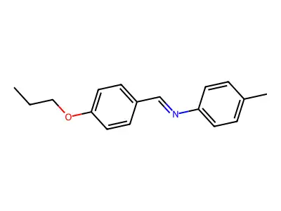 (E)-N-(4-Methylphenyl)-1-(4-propoxyphenyl)methanimine structure