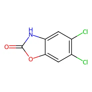 5,6-Dichloro-2(3H)-benzoxazolone structure