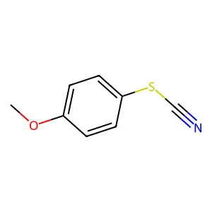 Thiocyanic acid, 4-methoxyphenyl ester structure
