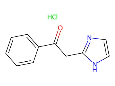 2-(1H-imidazol-2-yl)-1-phenyl-ethanone structure