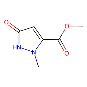 Methyl 2-methyl-5-oxo-2,5-dihydro-1H-pyrazole-3-carboxylate structure