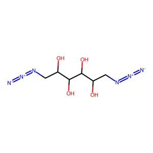 1,6-Diazido-1,6-dideoxyhexitol structure