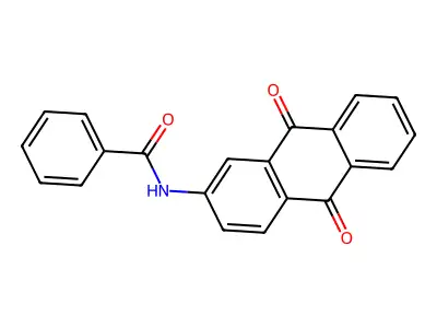 N-(9,10-dioxo-9,10-dihydroanthracen-2-yl)benzamide structure