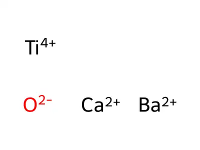 Barium calcium titanium oxide structure