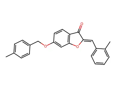 6-[(4-Methylphenyl)methoxy]-2-[(2-methylphenyl)methylidene]-1-benzofuran-3(2H)-one structure
