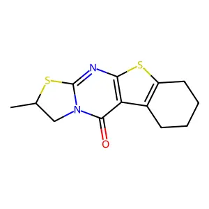 2-methyl-2,3,6,7,8,9-hexahydro-benzo[4,5]thieno[2,3-d]thiazo structure