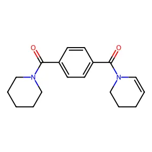Pyridine, 1,2,3,4-tetrahydro-1-(4-(1-piperidinylcarbonyl)benoyl)- structure