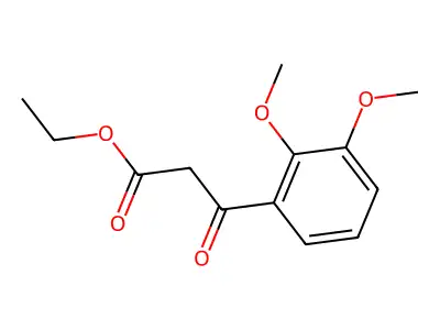 Ethyl 3-(2,3-dimethoxyphenyl)-3-oxopropanoate structure