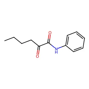 Hexanamide, 2-oxo-N-phenyl- structure