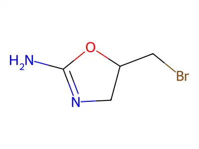 5-Bromomethyl-4,5-dihydro-oxazol-2-ylamine structure