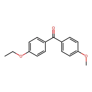 Benzophenone, 4-ethoxy-4'-methoxy- structure