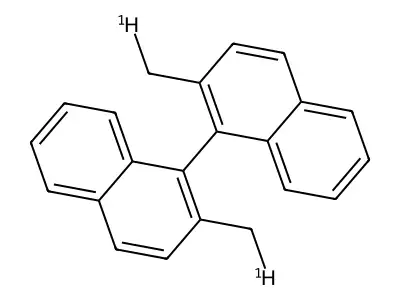 1,1'-Binaphthalene, 2,2'-di(methyl-d)- structure
