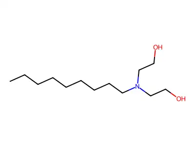 2,2'-(Nonylimino)bis(ethanol) structure