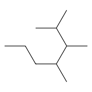 2,3,4-三甲基庚烷 structure