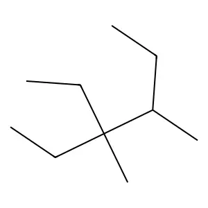 3-Ethyl-3,4-dimethylhexane structure