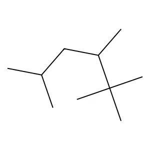 2,2,3,5-Tetramethylhexane structure