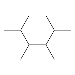 2,3,4,5-Tetramethylhexane structure