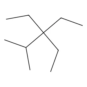 3,3-Diethyl-2-methylpentane structure