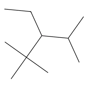 3-Ethyl-2,2,4-trimethylpentane structure