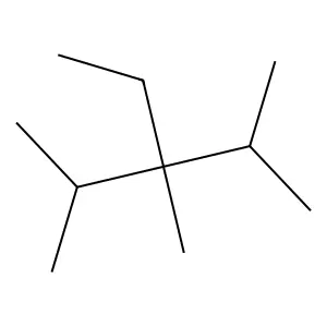 3-Ethyl-2,3,4-trimethylpentane structure