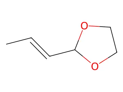 2-Propenyl-1,3-dioxolane structure