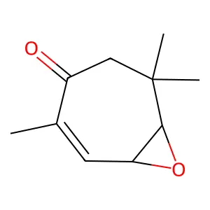3,6,6-Trimethyl-8-oxabicyclo[5.1.0]oct-2-en-4-one structure