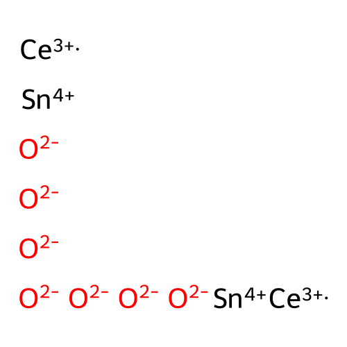 Cerium tin oxide (Ce2Sn2O7) structure