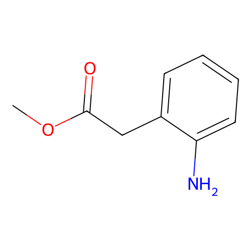 Methyl 2-aminobenzeneacetate structure