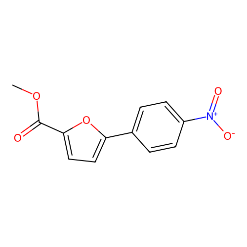 Methyl 5-(4-nitrophenyl)furan-2-carboxylate structure