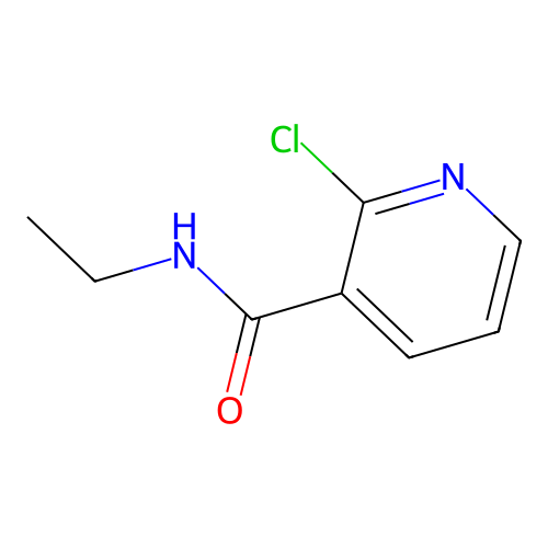 2-chloro-N-ethylnicotinamide structure