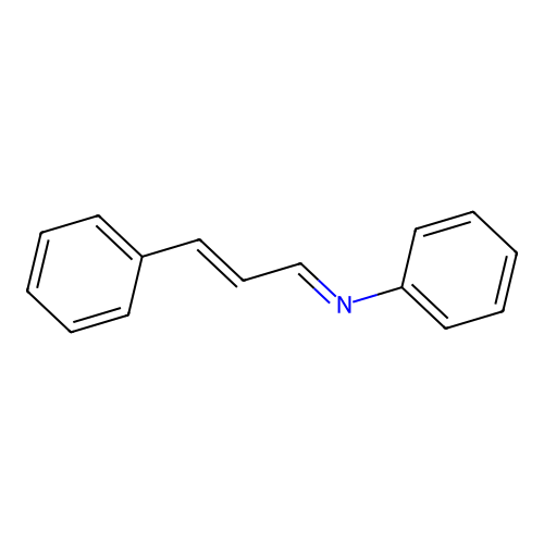 N-(3-Phenyl-2-propenylidene)aniline structure
