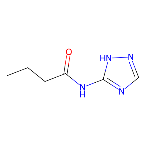 N-(1H-1,2,4-triazol-5-yl)butanamide structure