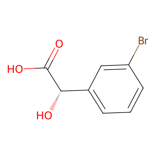(alphaS)-3-Bromo-alpha-hydroxybenzeneacetic acid structure