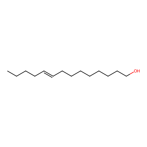 (9E)-9-Tetradecen-1-ol structure