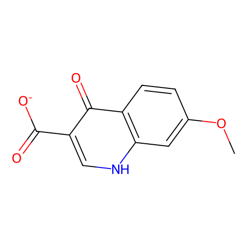 4-Hydroxy-7-methoxyquinoline-3-carboxylate structure