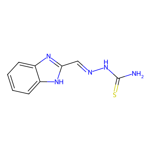 (1H-benzimidazol-2-ylmethylideneamino)thiourea structure